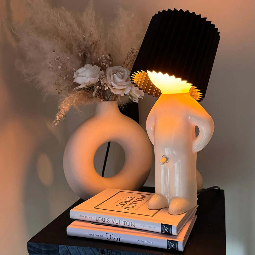  Modest Mike Naughty Night Lamp Yellow / US Plug-Yellow / EU Plug-Yellow / AU Plug-Yellow / UK Plug-Black / US Plug-Black / EU Plug-Black / AU Plug-Black / UK Plug-Red / US Plug-Red / EU Plug - Stem & Sill