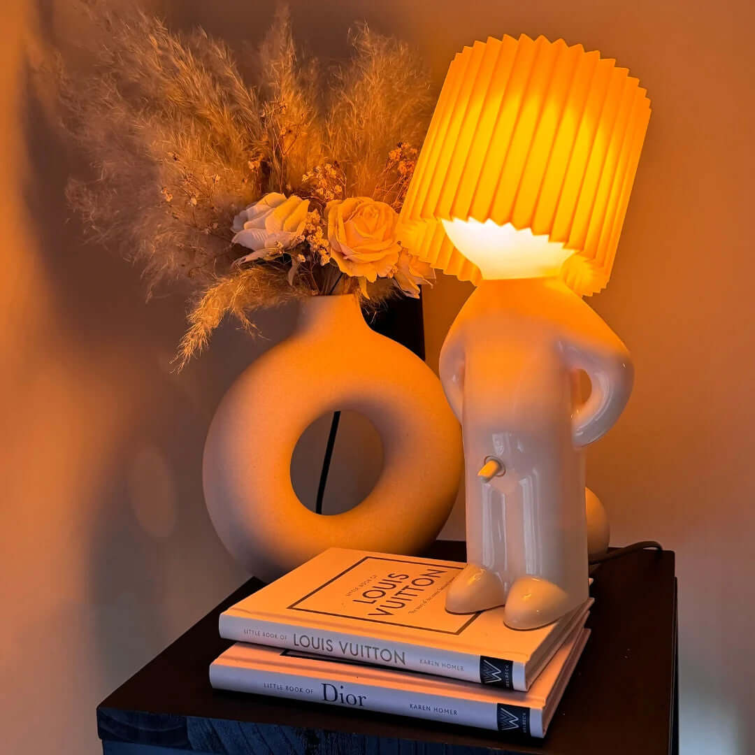  Modest Mike Naughty Night Lamp Yellow / US Plug-Yellow / EU Plug-Yellow / AU Plug-Yellow / UK Plug-Black / US Plug-Black / EU Plug-Black / AU Plug-Black / UK Plug-Red / US Plug-Red / EU Plug - Stem & Sill