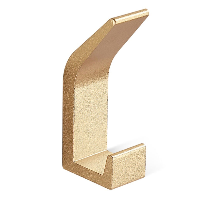  Gold Aluminium Wall Hooks Decorative 1 x Hook-3 x Hooks-5 x Hooks - Stem & Sill