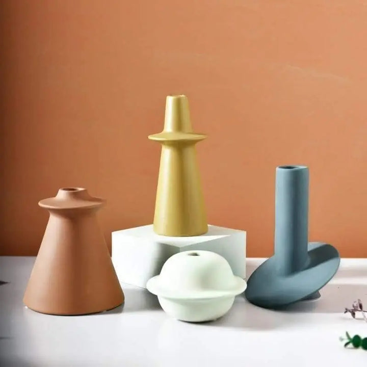 Astro Morandi Ceramic Vase Decorations - Stem & Sill