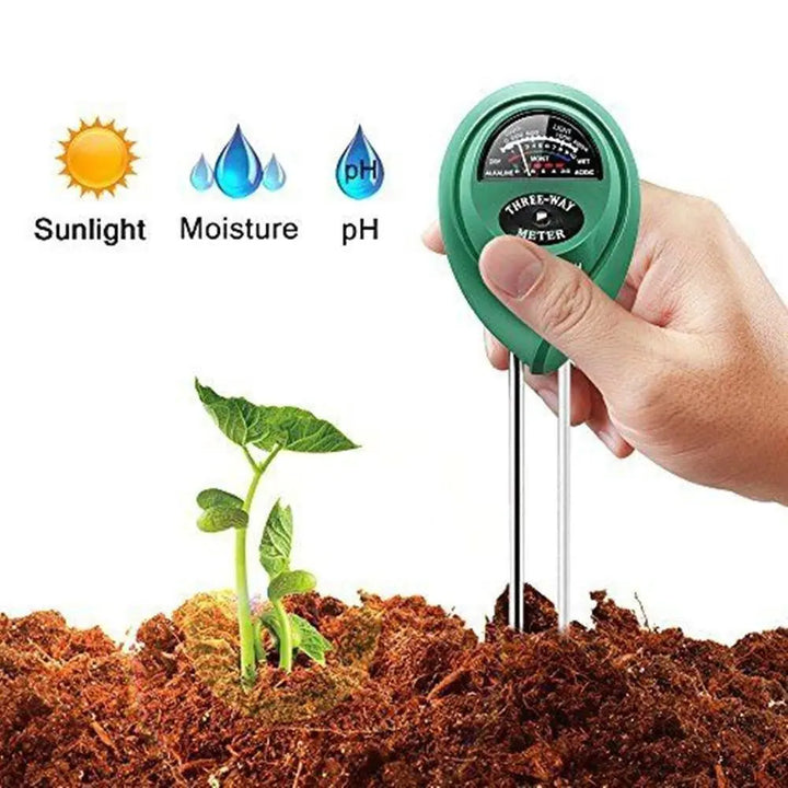 Battery-Free Soil Moisture, Light, & pH Meter - Stem & Sill