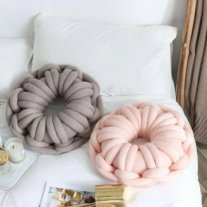 Beignet Shaped Donut Pillow - Stem & Sill