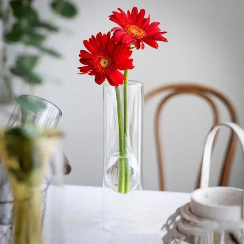 Bubble-Shaped Blown Glass Vases - Stem & Sill