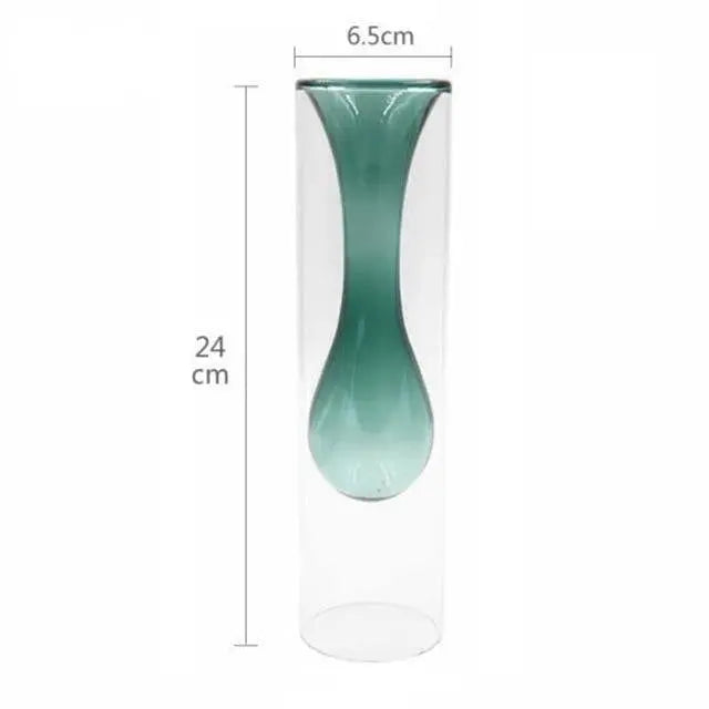 Bubble-Shaped Blown Glass Vases - Stem & Sill