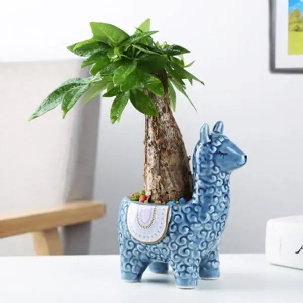 Alpaca Ceramic Succulent Planter - Stem & Sill