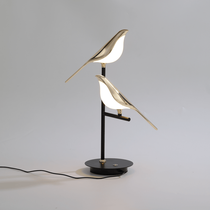  Chirpy LED Bird Table Lamp Solo Bird table lamp-Double Bird table lamps - Stem & Sill