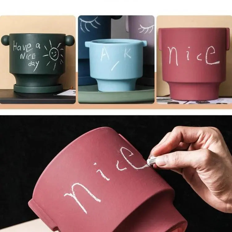 DIY Doodle Ceramic Pots - Stem & Sill