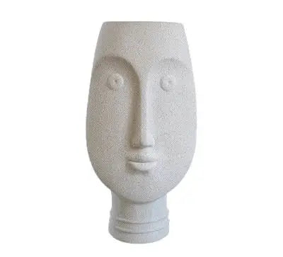 Face Ceramic Vases - Stem & Sill