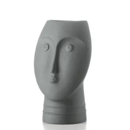 Face Ceramic Vases - Stem & Sill