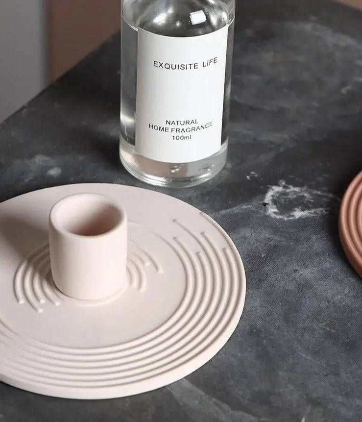 Fine-Point Ceramic Candle Holders - Stem & Sill