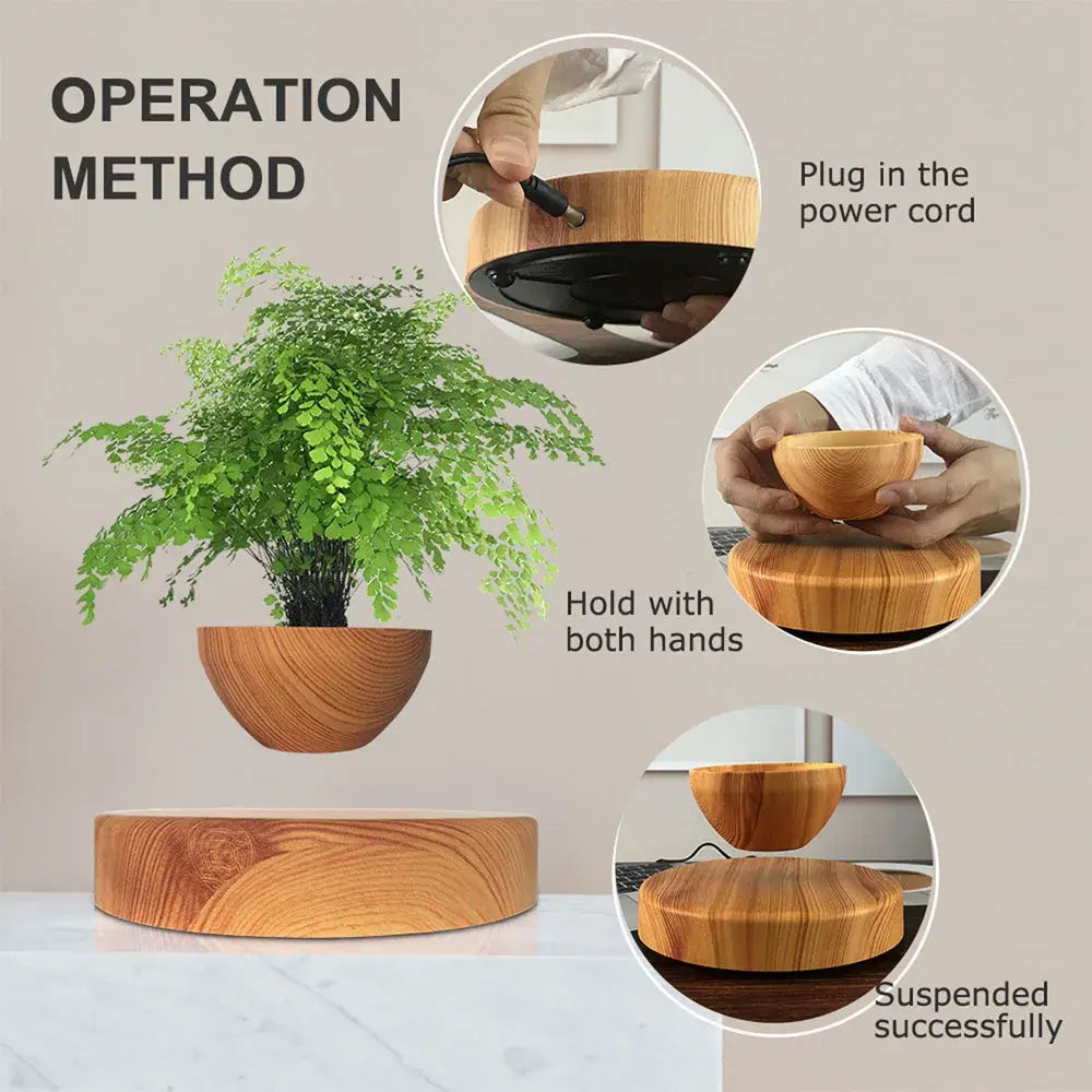 Floating Magnetic Plant Pot - Stem & Sill