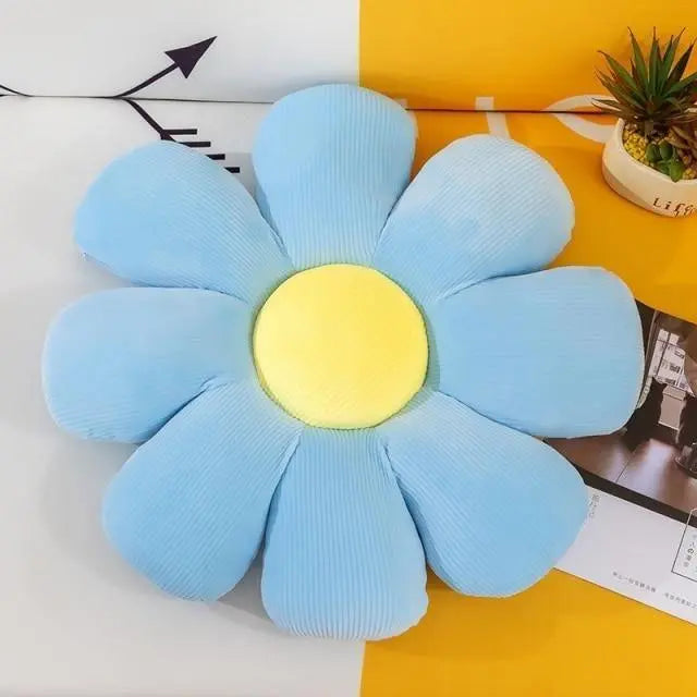 Flower-Shaped Decorative Cushion - Stem & Sill