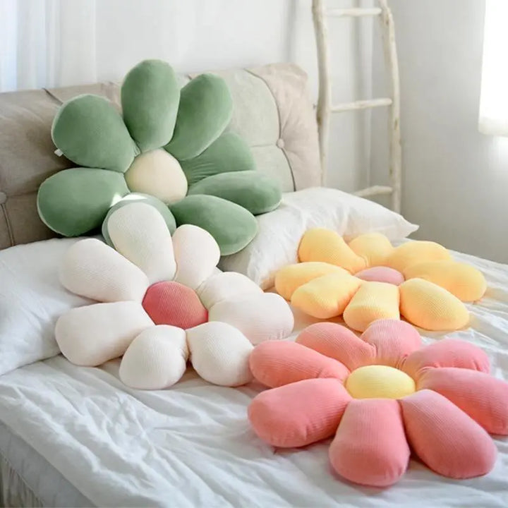 Flower-Shaped Decorative Cushion - Stem & Sill