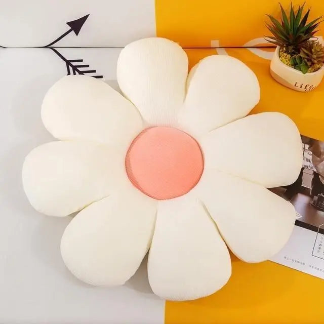 Flower-Shaped Decorative Cushion - Stem & Sill