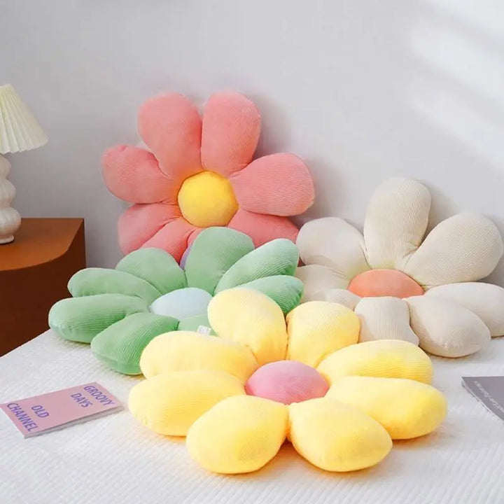 Flower-Shaped Decorative Cushion - Stem & Sill