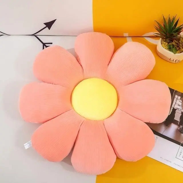 Flower-Shaped Decorative Cushion - Stem & Sill