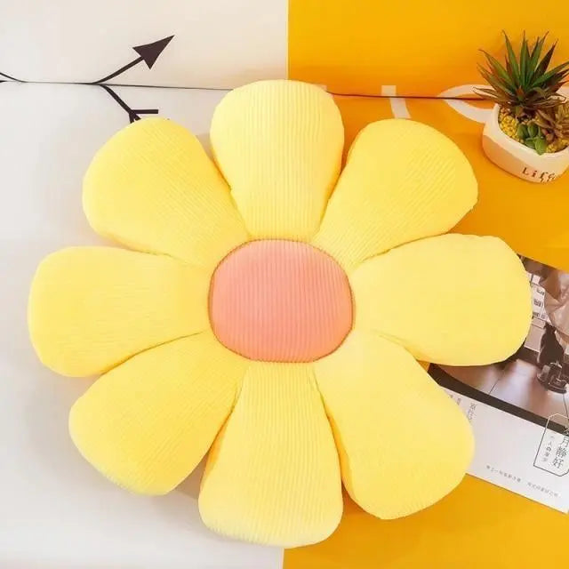 Flower-Shaped Decorative Cushion - Stem & Sill