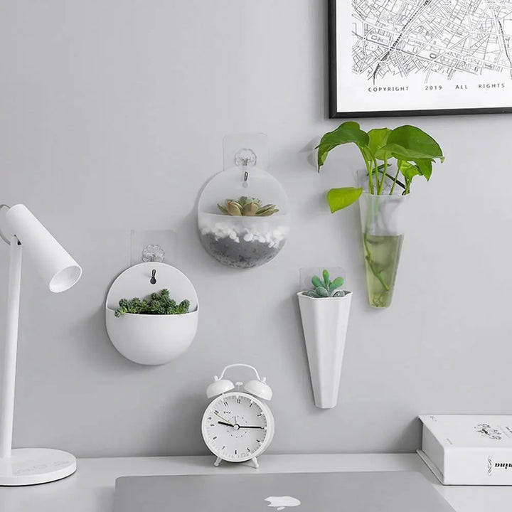 Geometric Hanging Wall Pot - Stem & Sill