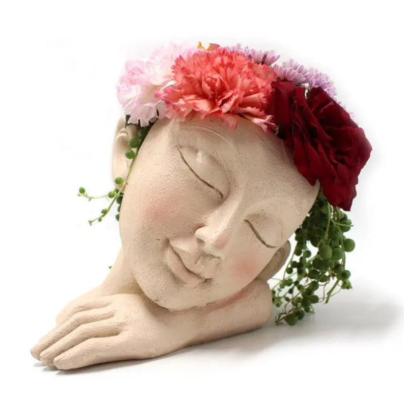 Hera Sleeping Face Planter - Stem & Sill