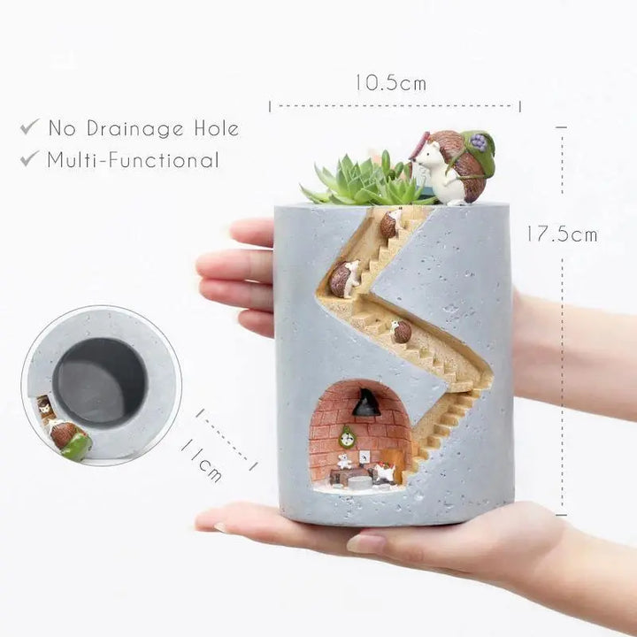 Hidden Home Animal Planter Pot - Stem & Sill