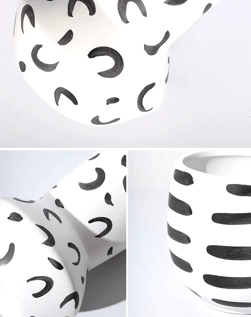 Innovative Modern Dots Ceramic Vases - Stem & Sill