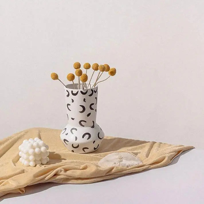 Innovative Modern Dots Ceramic Vases - Stem & Sill