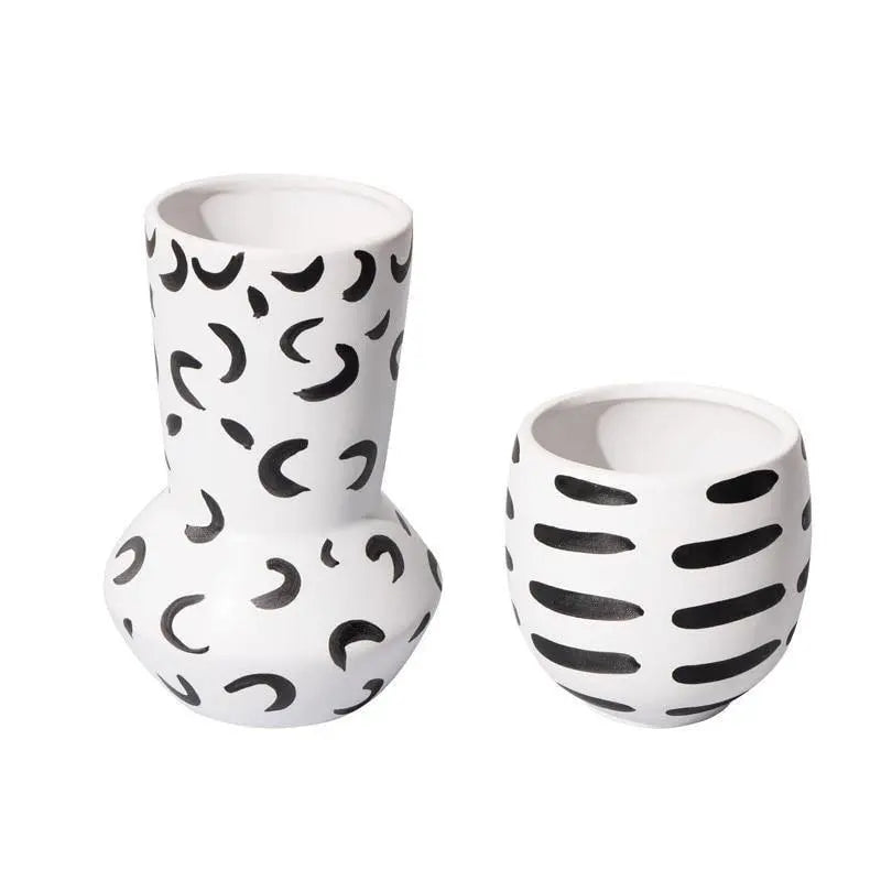 Innovative Modern Dots Ceramic Vases - Stem & Sill