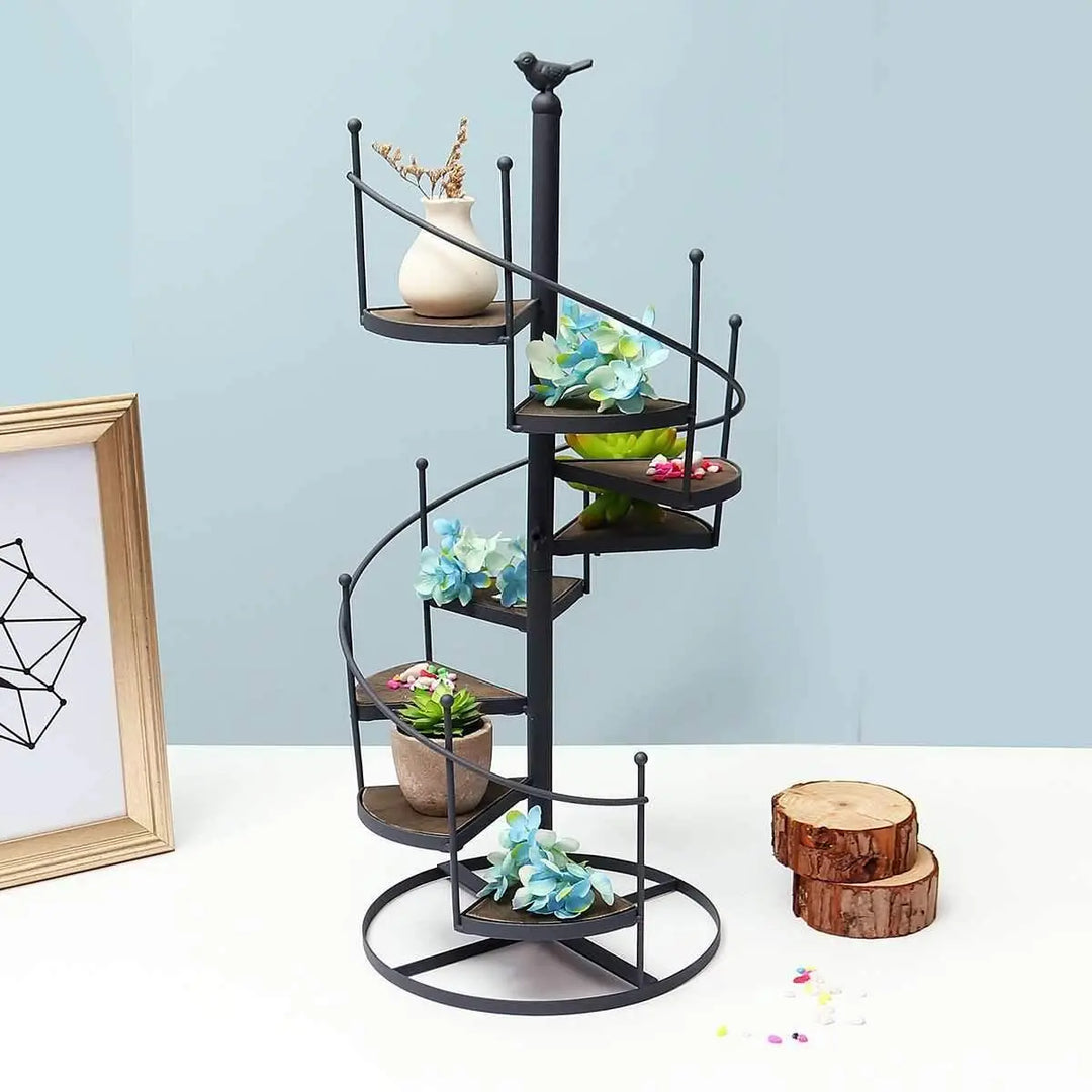 Iron Helical staircase Plant Stand - Stem & Sill