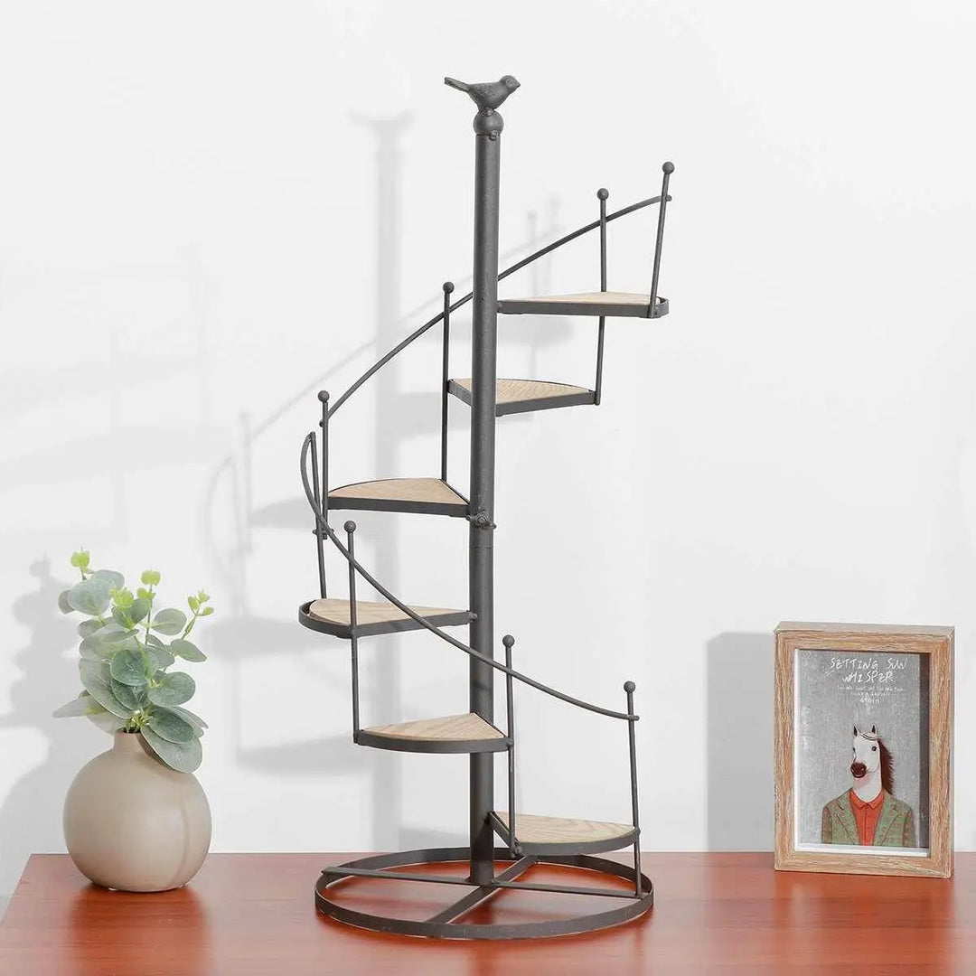 Iron Helical staircase Plant Stand - Stem & Sill