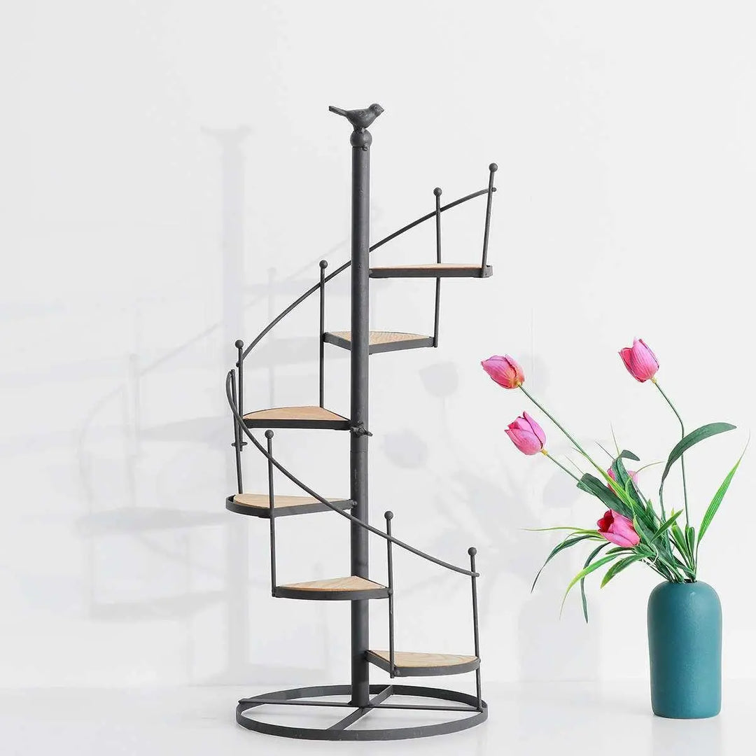 Iron Helical staircase Plant Stand - Stem & Sill