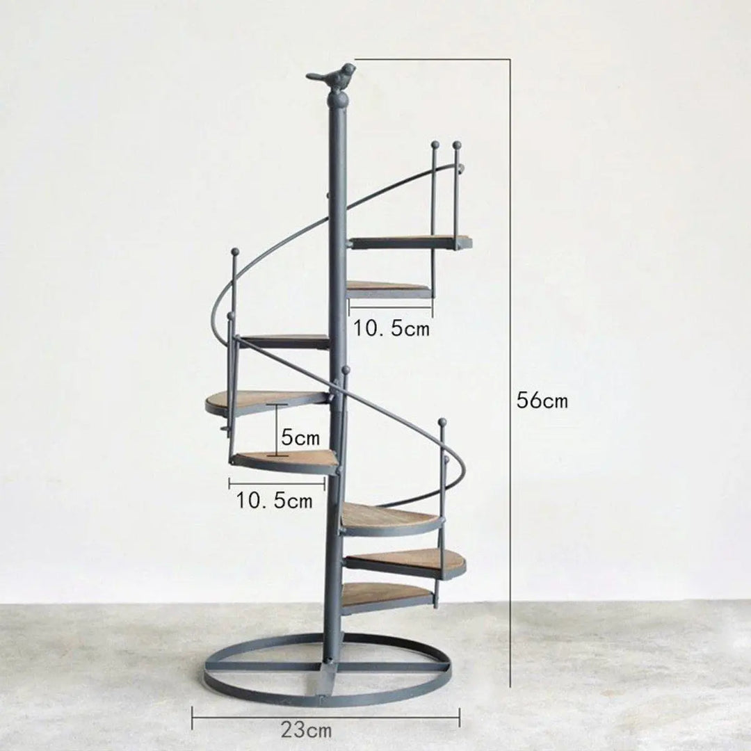 Iron Helical staircase Plant Stand - Stem & Sill