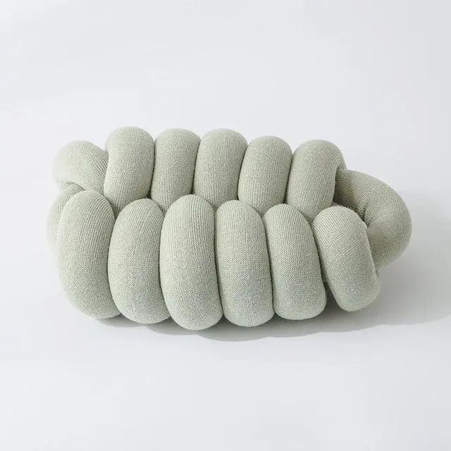 Knot Pillow in Cozy Cocoon Design - Stem & Sill