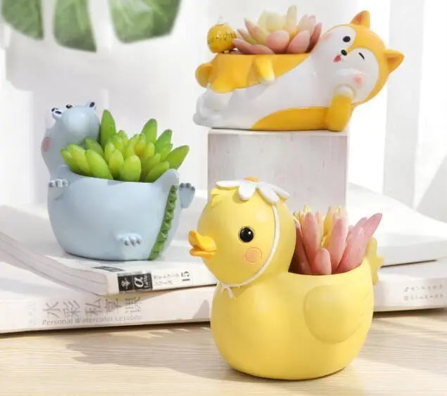 Lazy Animal Succulent Pot - Stem & Sill