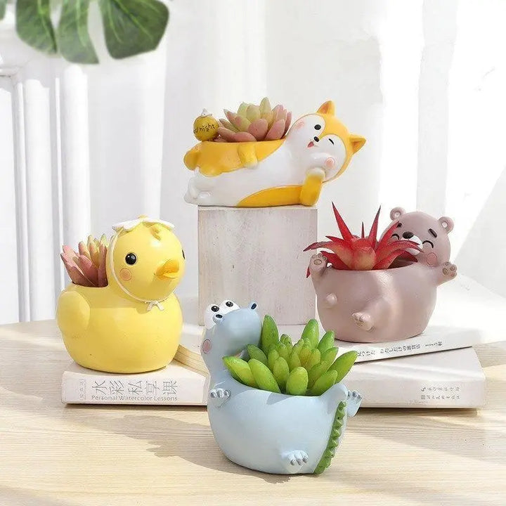 Lazy Animal Succulent Pot - Stem & Sill