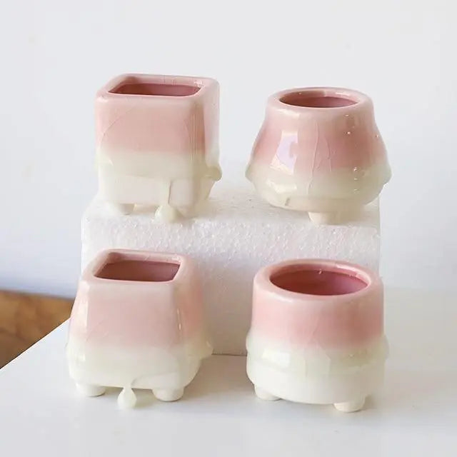 Marshmallow Drip Pots - Stem & Sill