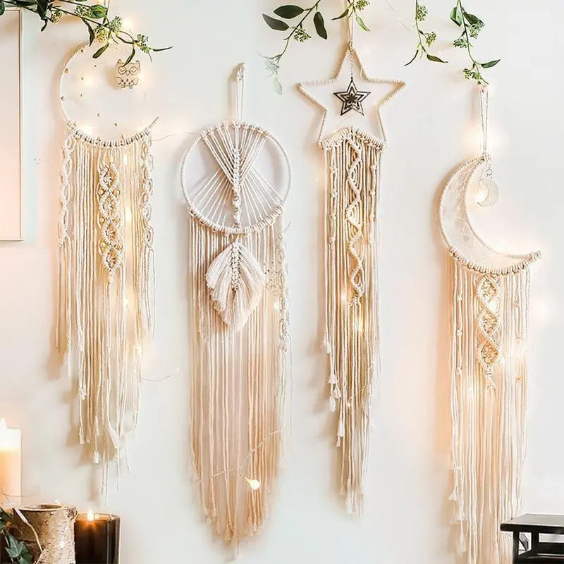 Macrame Dream Catcher Wall Hanging - Stem & Sill