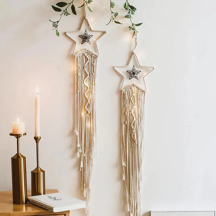 Macrame Dream Catcher Wall Hanging - Stem & Sill