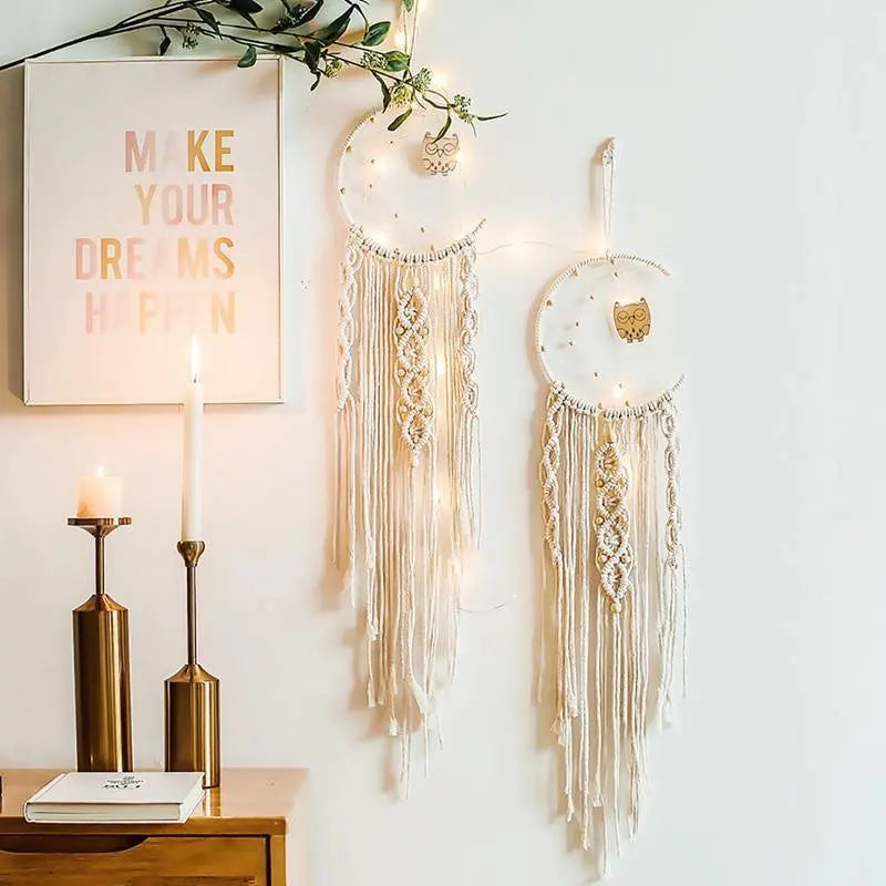 Macrame Dream Catcher Wall Hanging - Stem & Sill