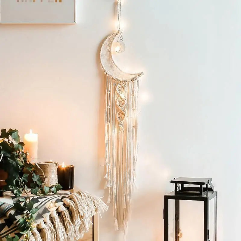 Macrame Dream Catcher Wall Hanging - Stem & Sill