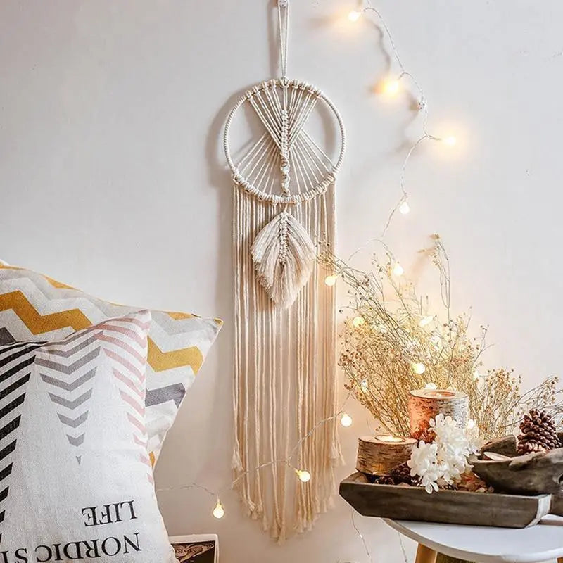 Macrame Dream Catcher Wall Hanging - Stem & Sill