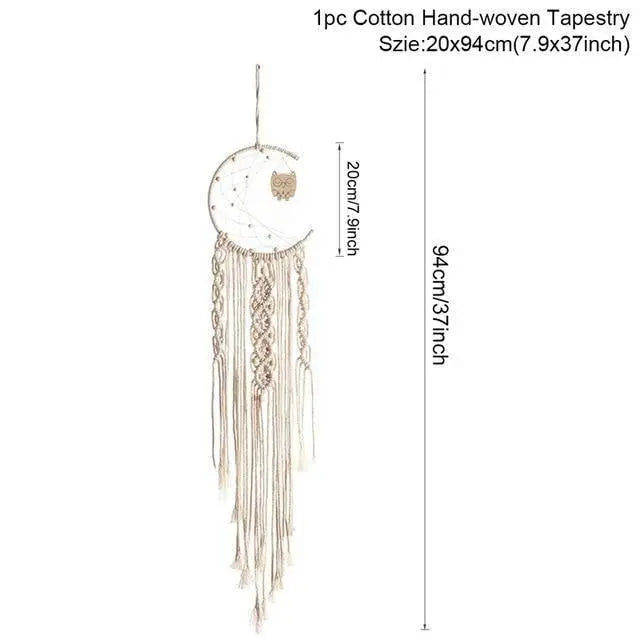 Macrame Dream Catcher Wall Hanging - Stem & Sill