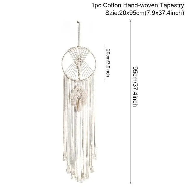 Macrame Dream Catcher Wall Hanging - Stem & Sill