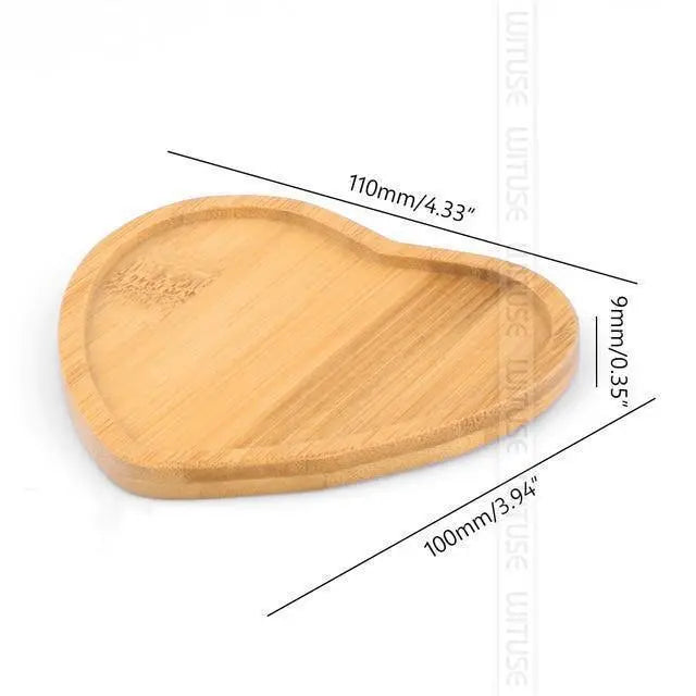 Organic Bamboo Planter Saucer Trays - Stem & Sill