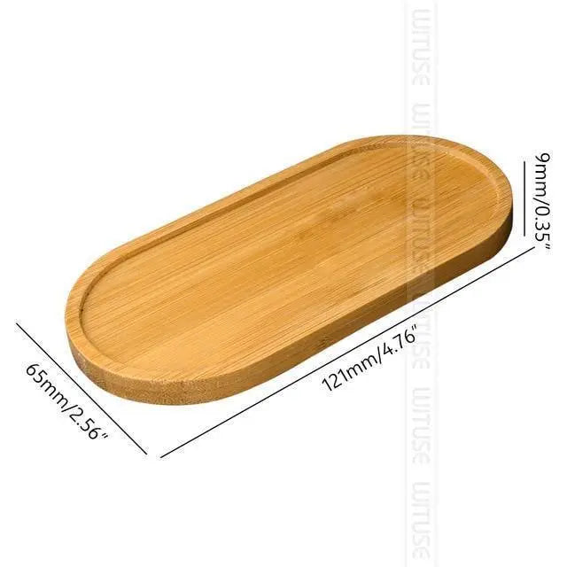 Organic Bamboo Planter Saucer Trays - Stem & Sill