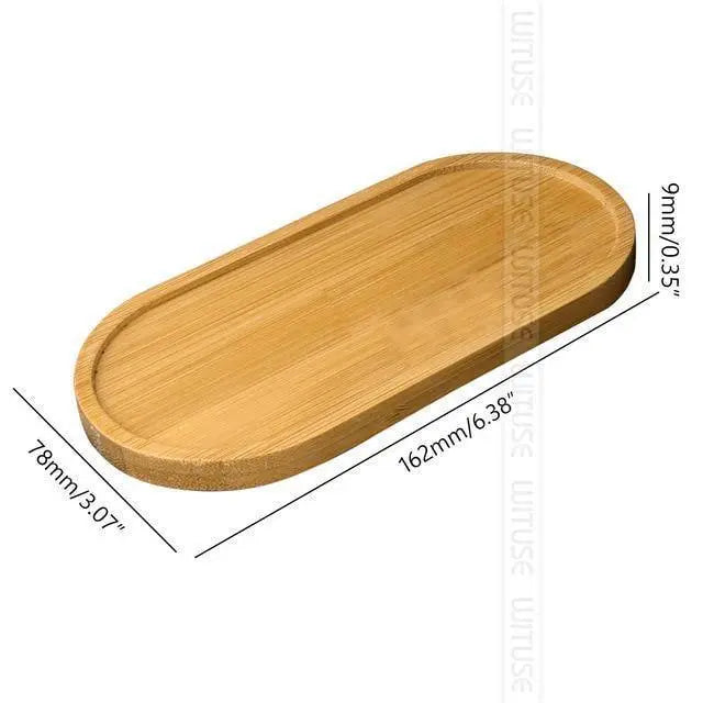 Organic Bamboo Planter Saucer Trays - Stem & Sill