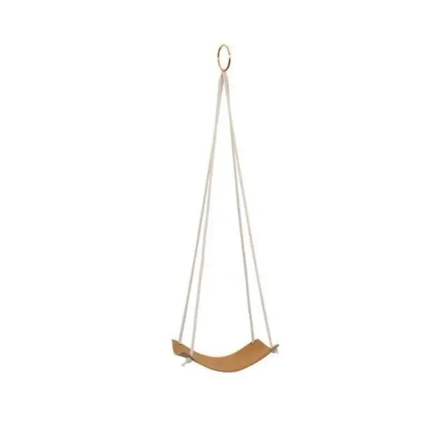 Plant Hanger made with Vegan Leather and Rope - Stem & Sill