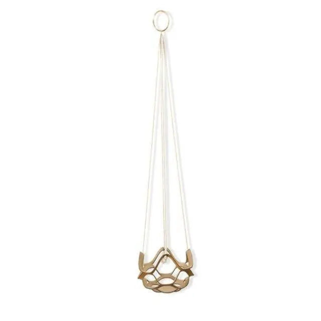 Plant Hanger made with Vegan Leather and Rope - Stem & Sill