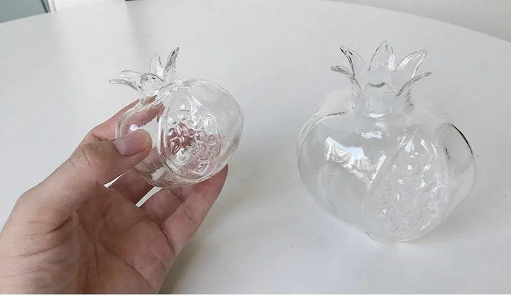 Pomegranate Glass water growth Vase - Stem & Sill