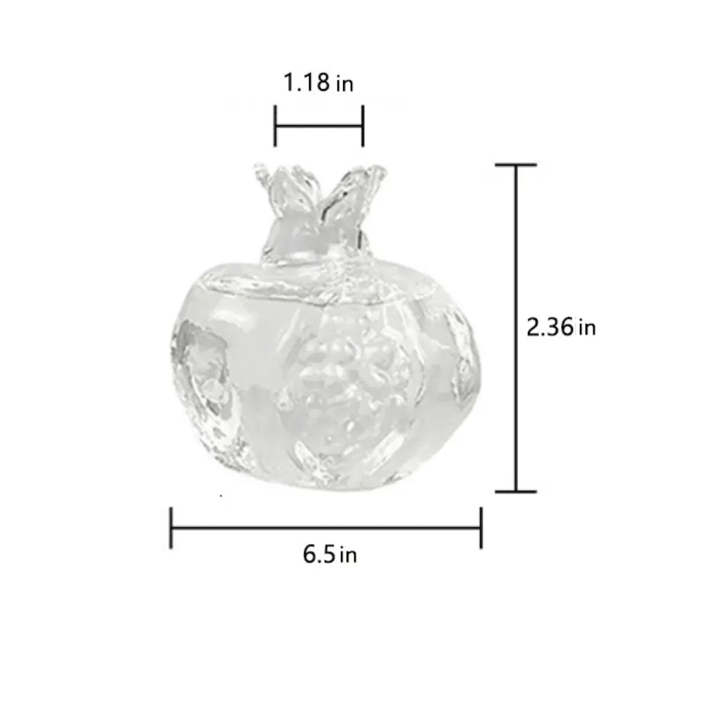 Pomegranate Glass water growth Vase - Stem & Sill