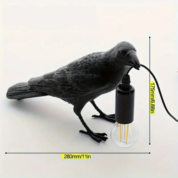 Raven Lamp™ Bird Light - Stem & Sill